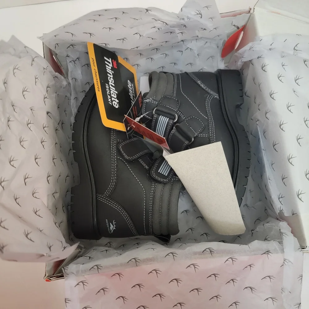 DEER STAGS Little Boy/Toddler Marker Waterproof Boot in Black & Gray